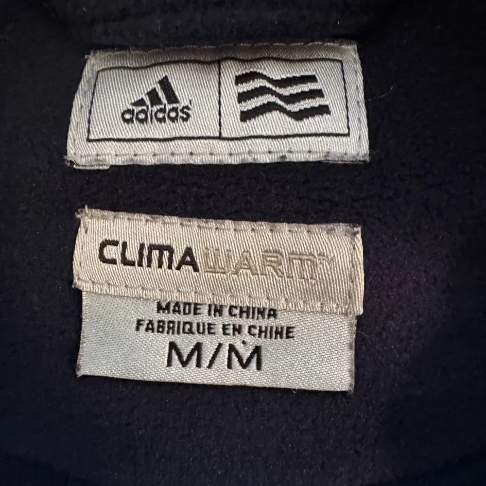 adidas blue fleece
